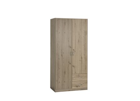 Kleerkast 91cm - decor - artisanale eik