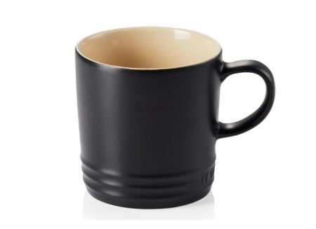 Mok Le Creuset 35cl mat zwart