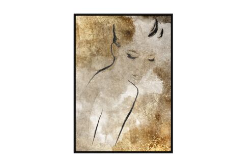 Foto met kader Shy 102,6x142,6cm