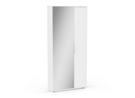 Schoenenkast Ebony 83x24xH178cm - decor - wit
