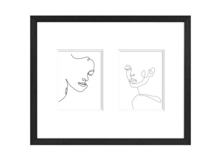 Fotokader Larino 50x40cm - MDF - zwart