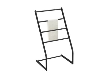 Handdoekenrek Waterloo 45,5x36x82cm - metaal - zwart