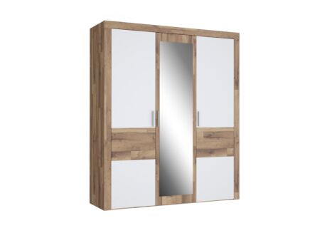 Kleerkast Ricciano-II 181cm - decor - eik/wit