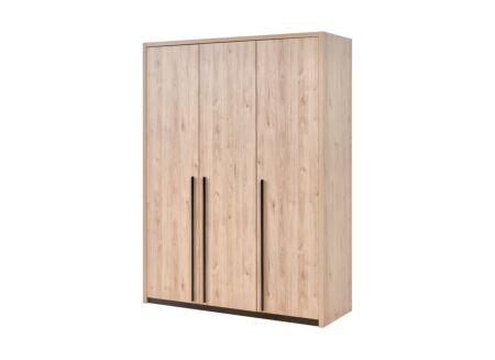 Kleerkast 165cm - decor - bruin