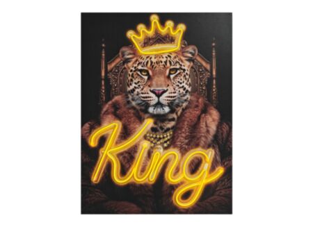 Print op canvas King LED 60x80cm