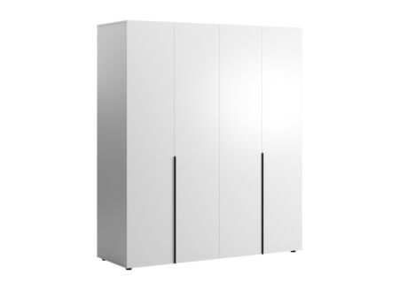 Kleerkast Oryana 180cm - melamine - diamond wit