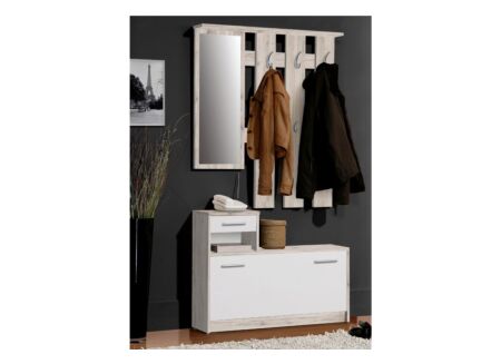 Halkast Foxi 97cm - meubelplaat - bruin/wit