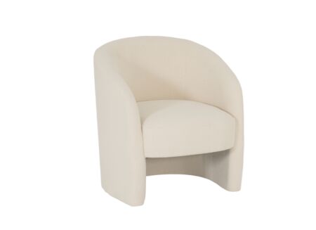 Fauteuil View 72x68x77cm - stof - wit