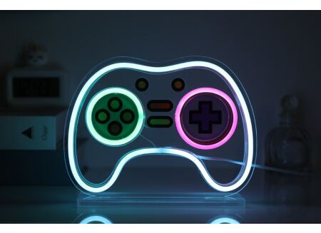 Neon lamp LED Let's Play - kunststof - multicolor