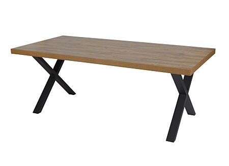 Tafel Samuel 200x95cm - meubelplaat - denver eik