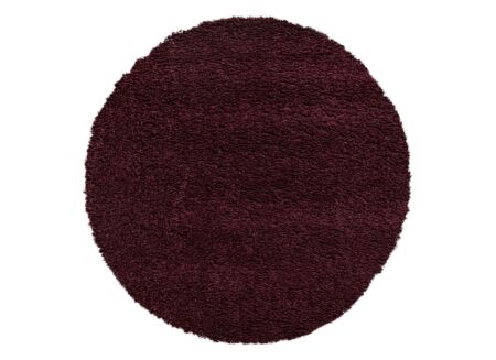 Rond tapijt Twister Ø160cm - heatset polypropyleen - bordeaux