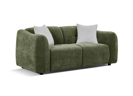 Zetel Olivera 2-zit - polyestervezel - groen