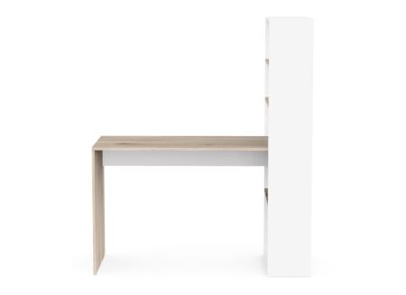Hoekbureau Ease  123x145x53cm - decor - kronberg eik & wit