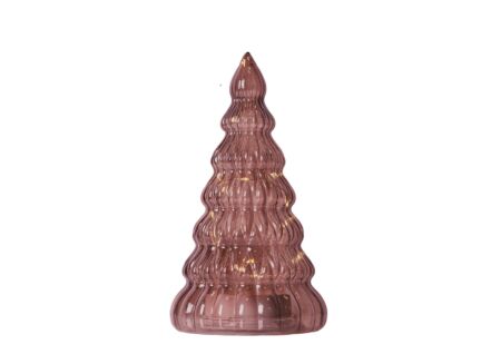 Beeldje Kerstboom Lucy H9cm set van 2