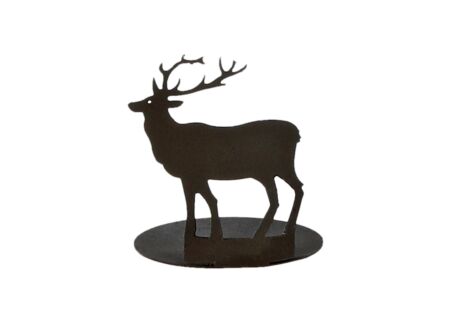 Figuur Rendier H7cm - metaal - zwart