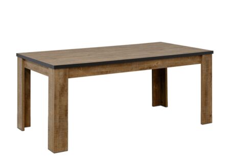Tafel Esther 180x90cm - meubelplaat - industrial oak
