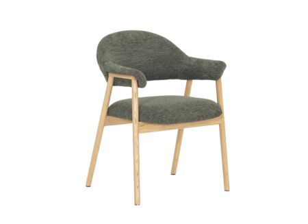 Stoel Hierro  60x57x80cm - stof - groen