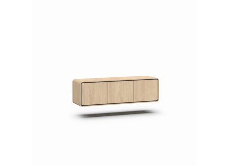 Tv-wandmeubel 163cm - melamine - brushed sand oak nature