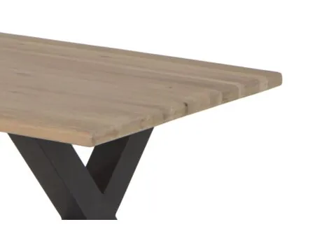 Tafel La Fabrique 240x100cm - eik massief - naturel