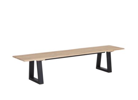 Zitbank Sherwood 210cm - eik massief - naturel