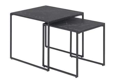 Bijzettafel 50x50cm, set van 2