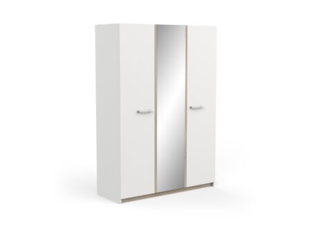 Kleerkast Watson 134cm - decor - kronberg eik/wit
