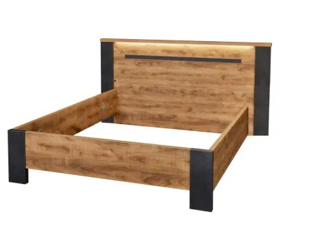 Hoofdfoto - Bed Pauline 180x200cm bruin