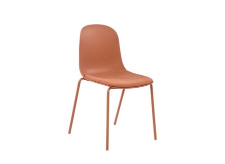 Stoel Finch 49x51,5x84,5cm - kunststof - oranje