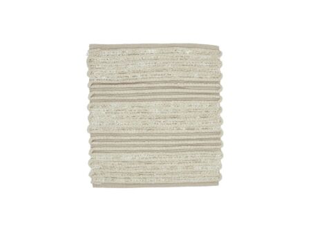Badmat Solange 60x60cm - katoen & polyester - naturel