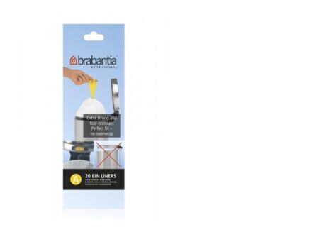 Afvalzak Brabantia 3L maat A 20 stuks