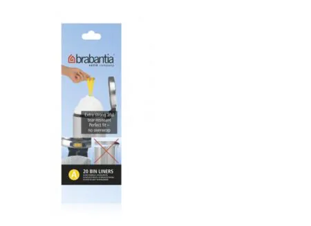 Afvalzak Brabantia 3L maat A 20 stuks - Sac poubelle Brabantia 3L taille A 20 pièces