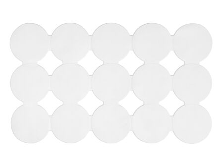 Badmat antislip Cleone wit