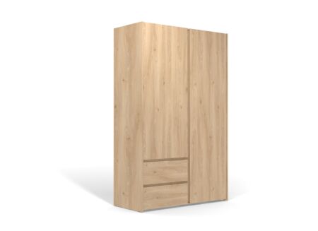 Kleerkast Mosaik 129cm - decor - hickory