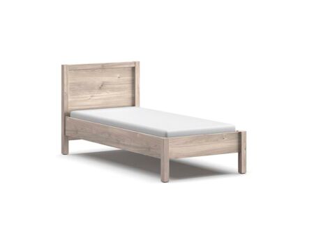 Bed Gloria 90x200cm - melamine - greige castello oak