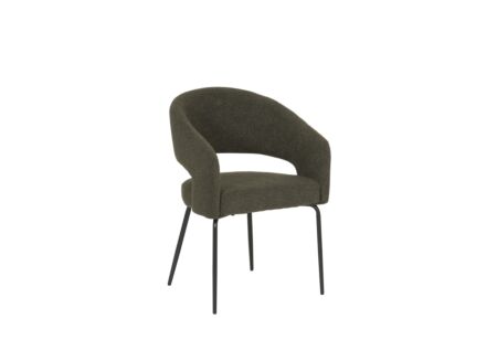 Stoel Agis 56x55x82cm - stof - groen