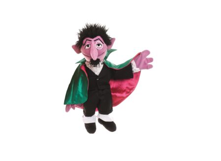 Handpop Sesamstraat Count H65cm - polyester - multicolor