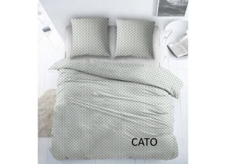Dekbedovertrek Cato 200x220cm - katoen - groen