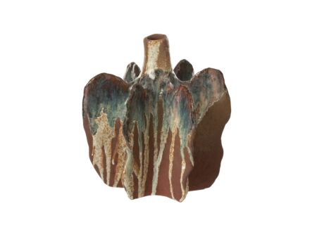 Vaas Naga H20,5cm - keramiek - roest