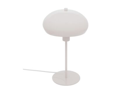 Tafellamp Savio E14 H38cm - glas/staal - beige