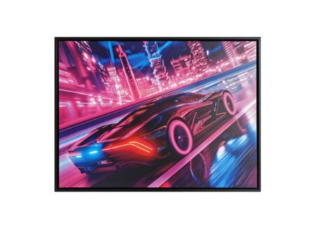 Print op canvas Fast Car 60x45cm