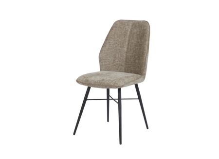 Stoel 45x50x91cm - stof - beige