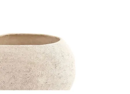 Detail - Plat Cave Ø26cm stoneware beige