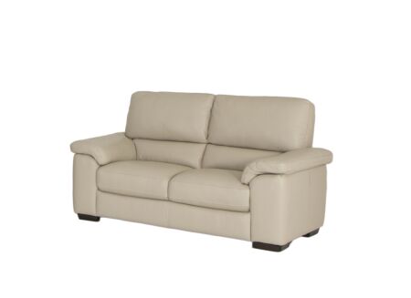 Zetel Aventi 2-zit - leder - grijs