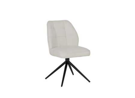 Draaistoel Pareto 48x63x83,5cm - stof - beige