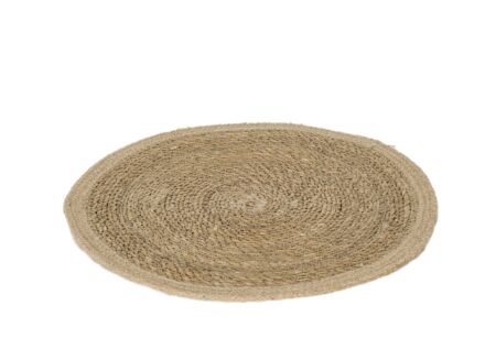 Placemat Khan Ø37cm - zeegras/jute - naturel