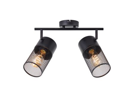 Opbouwspot Kamolo met 2 spots 2x40W E27