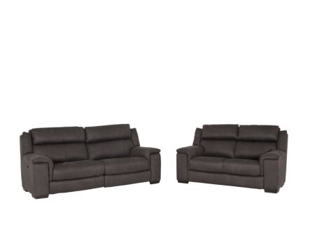 Zetel Still  2,5+2-zit - stof - grijsbruin met relax