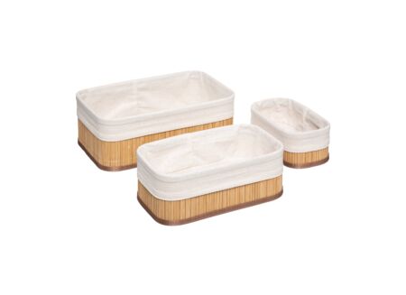 Opbergmand 30x20x20cm, set van 3