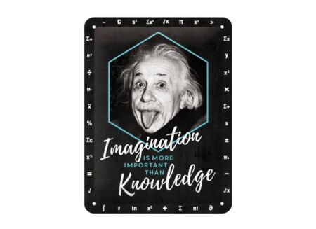 Plakkaat 15x20cm Einstein