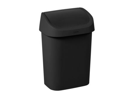Vuilnisbak Mistral Swing 10L zwart